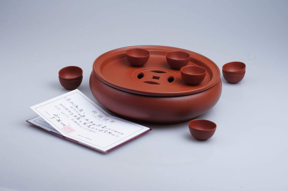 潮州手拉朱泥茶船